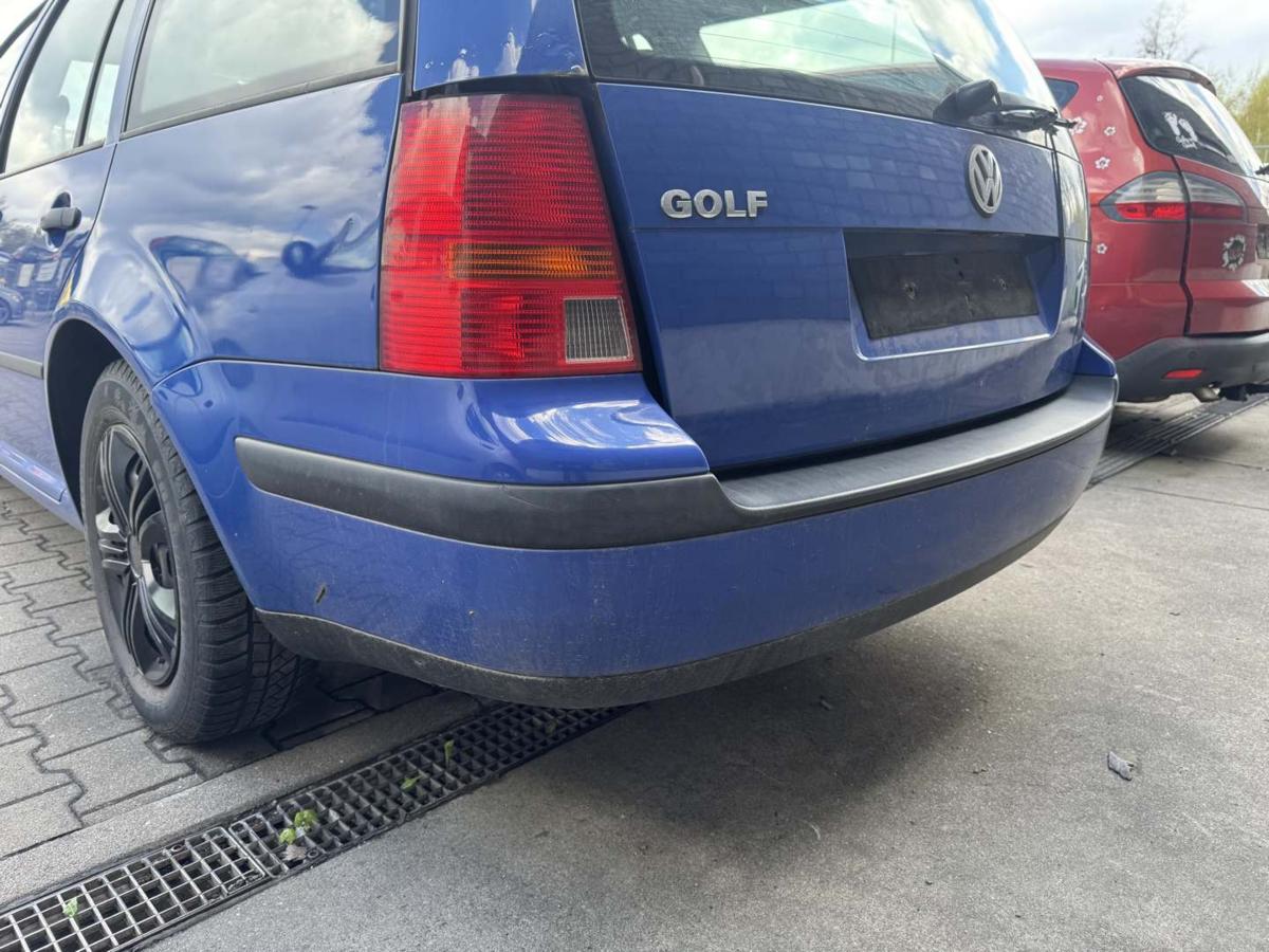 VW Golf 4 original Sto&szlig;stange Stossf&auml;nger hinten LA5C Surfblau Kombi Bj.2001